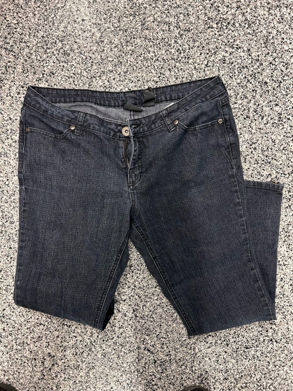 City Streets Straight Leg Jeans - Dark Blue